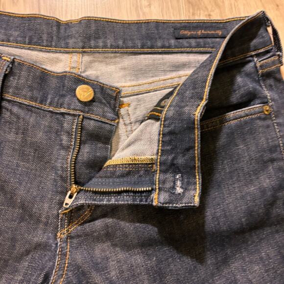 7 For All Mankind Anniversary Nic Nac 109 Stretch Low-Rise Stretch Flare - 32 - Picture 3 of 13